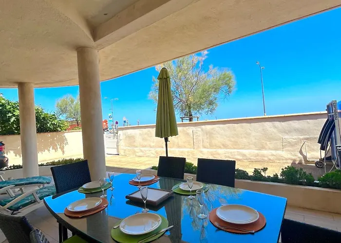 דירה T3, Plain Pied, Face Mer, 6 Couchages נרבון-פלאז'