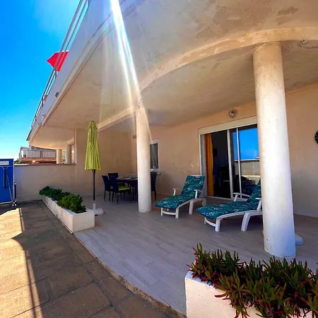 T3, Plain Pied, Face Mer, 6 Couchages * Narbonne-Plage